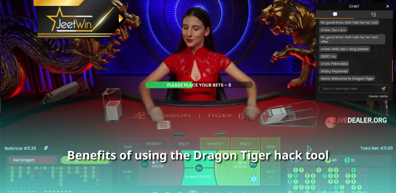 Benefits of using the Dragon Tiger hack tool